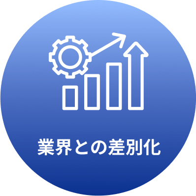 業界との差別化